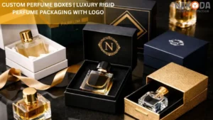 Luxury rigid perfume boxes with custom logo packaging