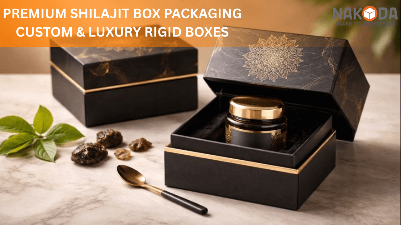 Premium Shilajit Box Packaging